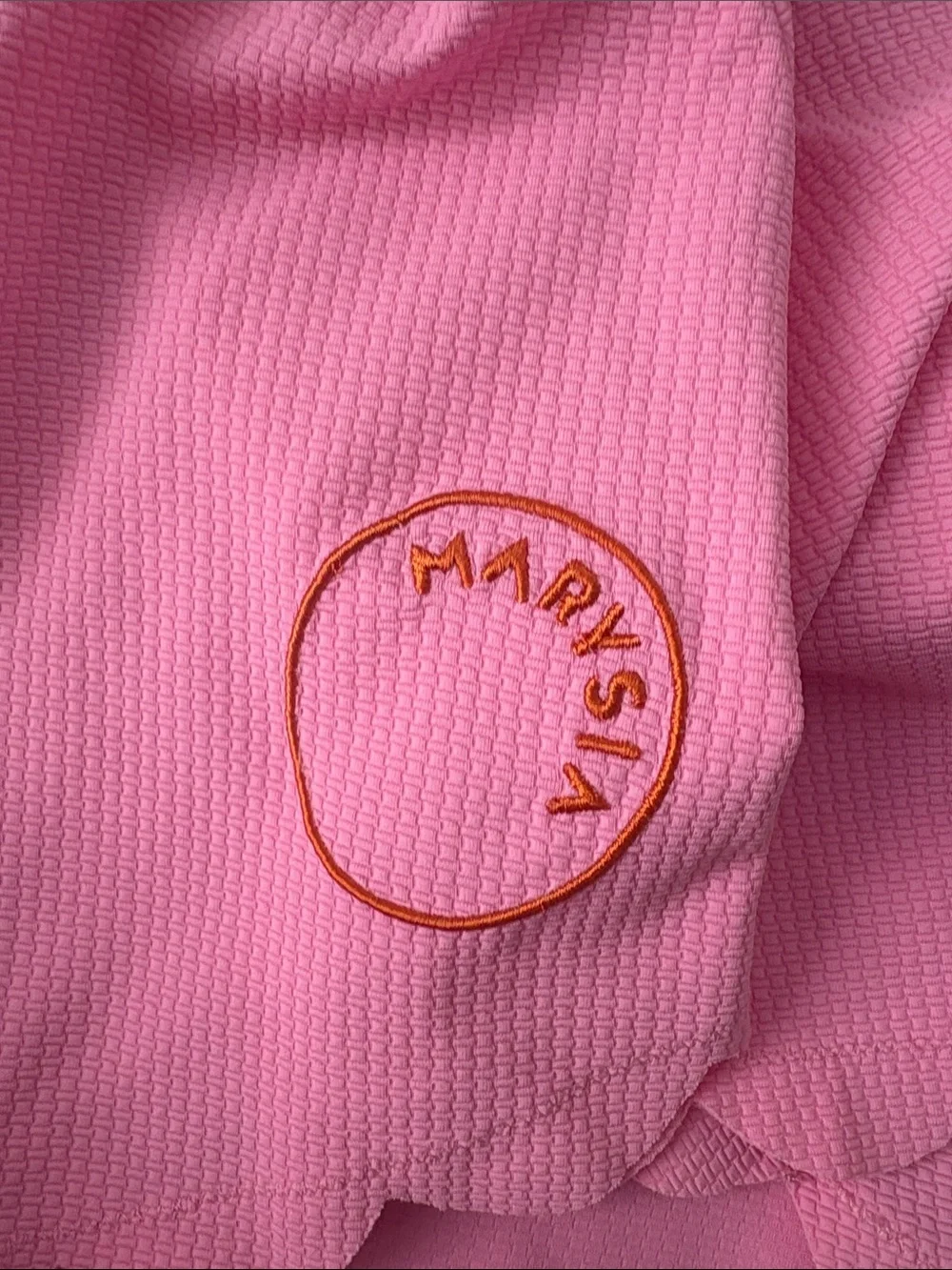 Marysia Swim Pink Scalloped Tank Active Dress